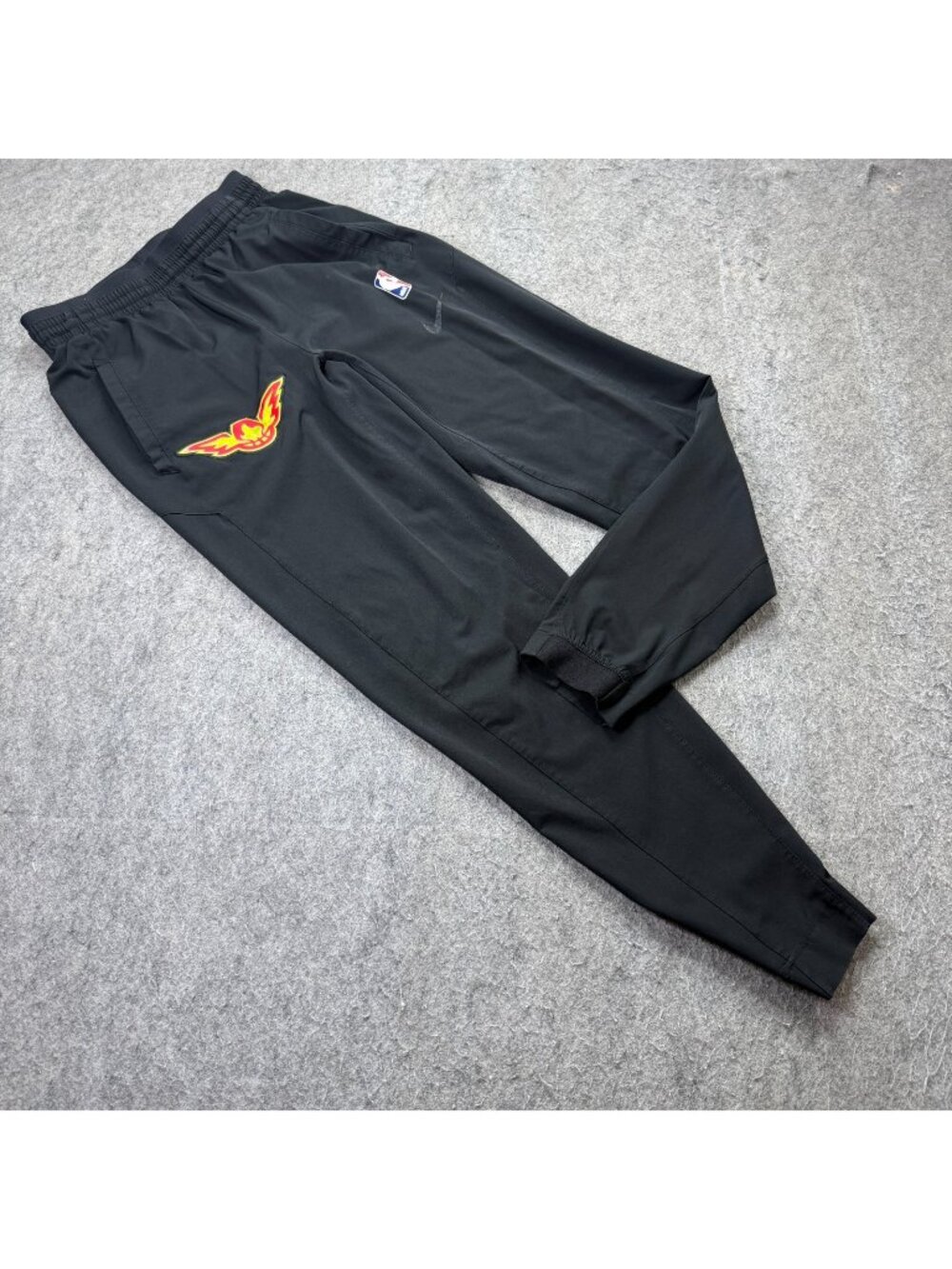 Atlanta Hawks Nike Joggers Men S Black 31" Tapered Woven DRI-FIT
